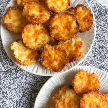 Crispy cauliflower bites served on a plate, perfect for a healthy snack.