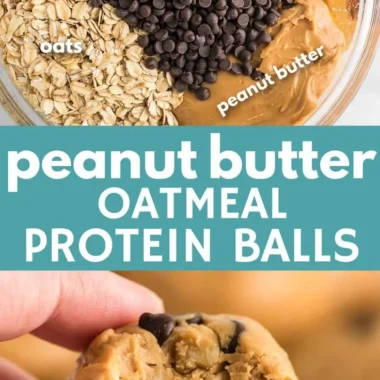 Healthy no bake protein balls made with nutritious ingredients