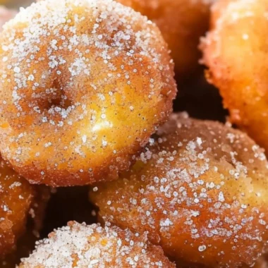 Delicious homemade 2-ingredient banana donut holes on a plate