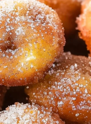 Delicious homemade 2-ingredient banana donut holes on a plate