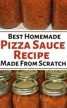 Authentic homemade pizza sauce made with fresh Italian spices