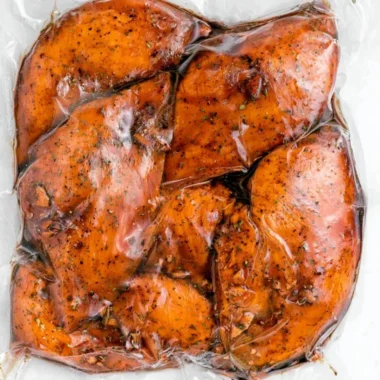 Balsamic chicken marinated in a flavorful balsamic sauce