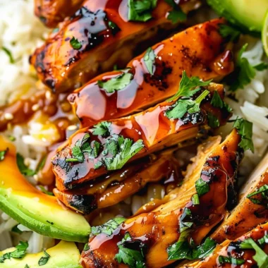 Delicious Hawaiian BBQ chicken prepared with tropical flavors