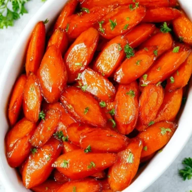 Brown Sugar Glazed Carrots served in a bowl, showcasing their delicious shine and color.