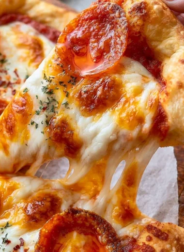 Homemade easy pizza dough prepared and ready for baking.