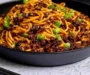 Mongolian Ground Beef Noodles